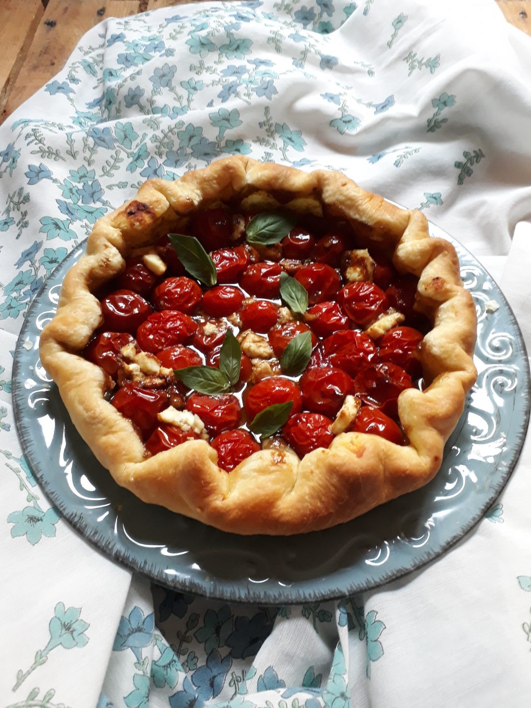 torta ai pomodori e feta